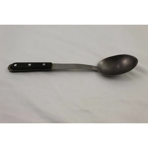 Vintage Revere Ware Serving Spoon Utensil Kitchen Riveted Handle Full Tang VGC